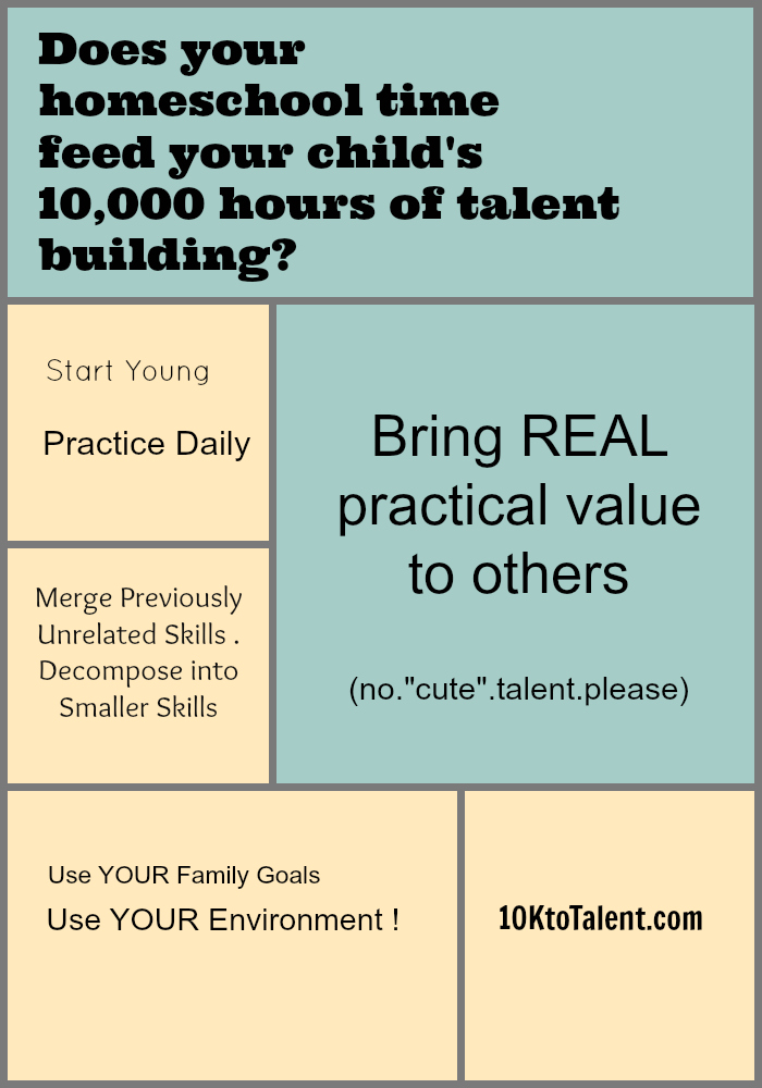 How to feed your child's 10,000 hours of talent