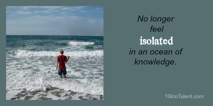 isolated ocean of knowledge